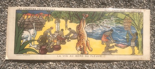 Rare affiche ancienne - ancienne, datée