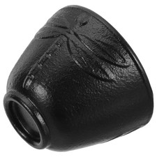  Tasse à thé vintage en fonte - Petite tasse à thé traditionnelle en métal noir