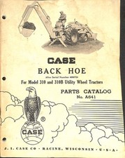 CASE Back Hoe Parts Catalog