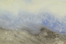 VIEUX TABLEAU ABSTRAIT