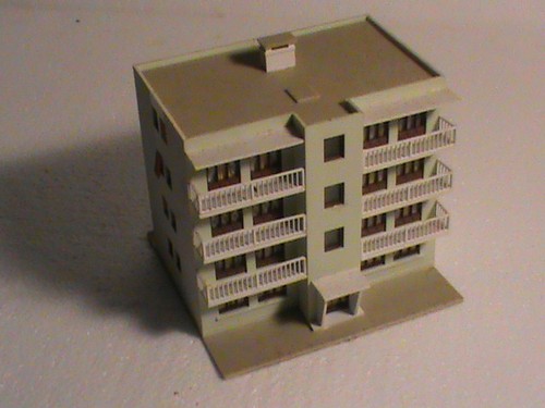 Maquette immeuble jouef - immeuble,