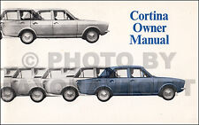 Manuel Du Propriétaire Ford Cortina 1968 USA Canada Guide Livre OEM