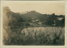 Japon, Rizières près d'Arima (Environs d'Osaka) Vintage silver print. 