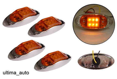 12v orange led côté - 12v,