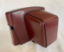 LEITZ - LEICA Sac en cuir - Leica R3 et R3 MOT Neuf couleur Bordeaux 14507