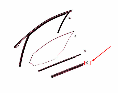 Rail étanchéité - rail, d'étanchéité