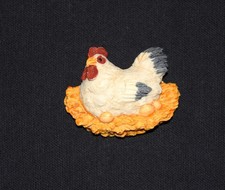 Magnet en résine "Poule
