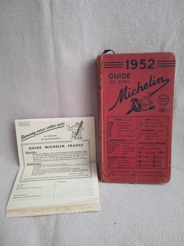 Guide michelin 1952 avec - guide,