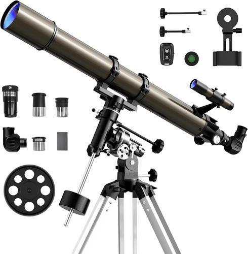 Telescope 90mm refractor - telescope,, eq