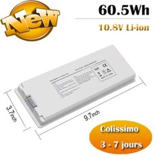 A1181 Batterie pour Apple 13" MacBook A1185 2006 2007 2008 2009 10.8V 60.5Wh