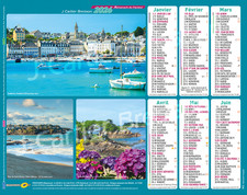 Calendrier ptt almanach la poste Bretagne et Provence 2026