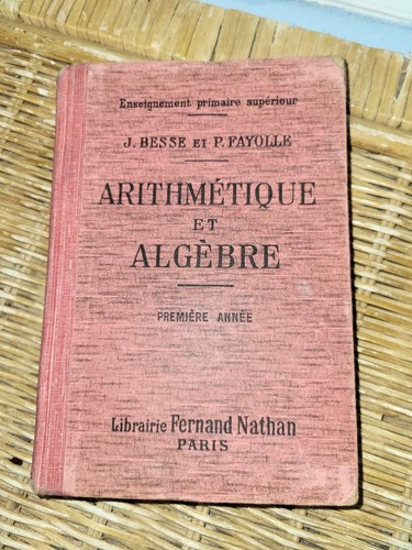Livre ancien arithmétique - livre, et