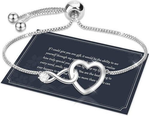 Bracelet infini argent pour - infini, en