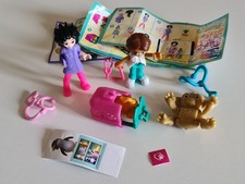 4 figurines vétérinaires, animaux (singe, lapin) + BPZ - Kinder