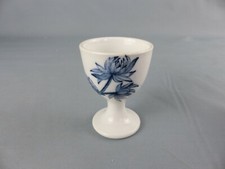 Ancien coquetier décor fleurs