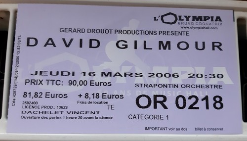 Ticket billet used place - ticket,