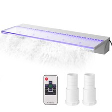 VEVOR Lame d'Eau pour Piscine Bassin LED 90 cm Cascade Acrylique Télécommande