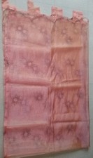 Paire de Rideau Orange Avec Reflet Jaune Soleil 240 x 140cm