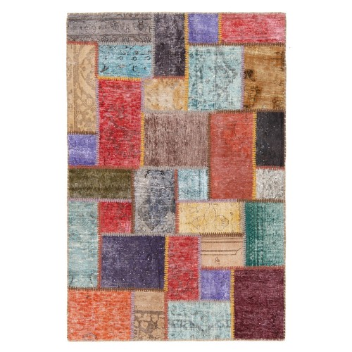 Tapis patchwork fait - fait, main