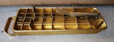 AR3 - Bac à glaçons FRIGIDAIRE QUICKUBE -alu doré- 32 glaçons VINTAGE 