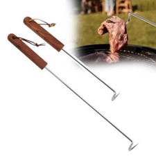 Barbecue Food Flipper Meat Flipper Hook Pigtail Food Flipper Steel=
