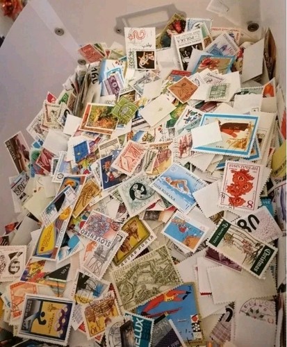 Stamps lot 1000 timbres - 1000, du