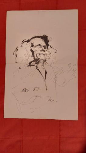 Léo ferré portrait dessin - portrait,