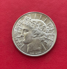 Belle monnaie argent 100 francs, Fraternité, tête de la république 1988. TTB/SUP