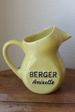 ancien pichet publicitaire BERGER Anisette - céramique