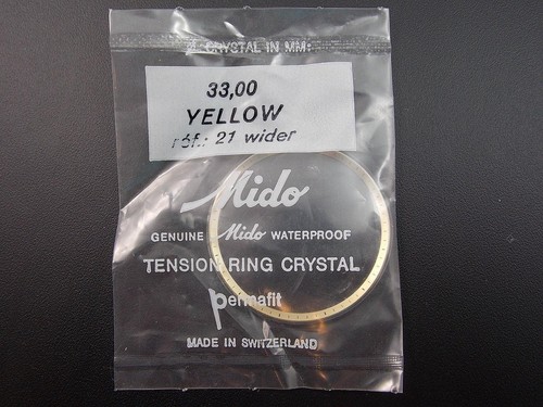 Mido vintage watch crystal - vintage,