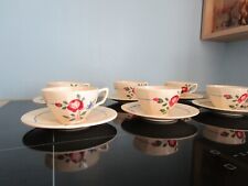 6 TASSES A CAFE & SOUS TASSES