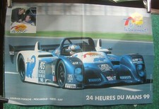 AFFICHE 24 HEURES DU MANS PORSCHE PESCAROLO 1999