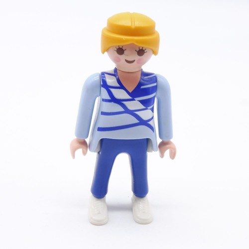 44289 playmobil femme bleu - playmobil,
