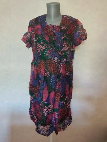 Robe vintage pure soie - robe,