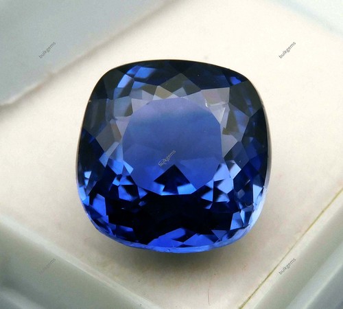 Coussin tanzanite bleue - coussin,