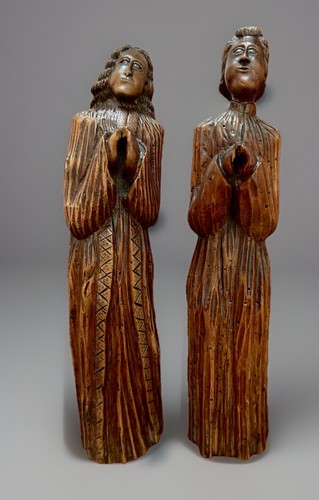 Paire orants statues - orants,