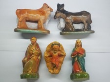 Santons en plâtre - Années 1950 - Non Devineau