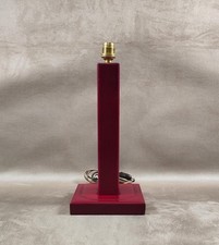 RARE pied de lampe en cuir