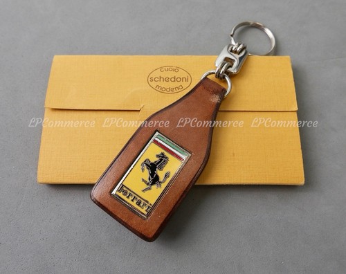 Porte clés ferrari cuir - porte-clés,