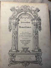 Le trésor de formes de la Renaissance par Georg Hirth 2. Série édition de...
