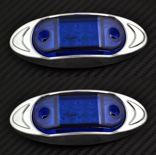 Pièce bleu 12v led - bleu,