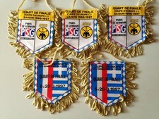 LOT 5 FANIONS 1/4 FINALE COUPE D'EUROPE C2 1996/1997 / PARIS PSG - ATHENES