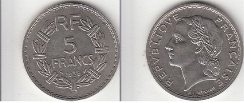 Monnaie francs lavrillier - 5,