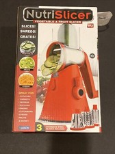 Emson NutriSlicer Vegetable & Fruit Slicer Item #1988FED - NEW IN BOX