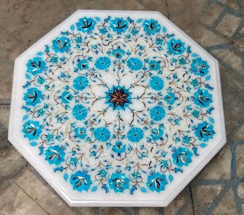 Table top inlay marble - 30'',