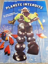 Planete Interdite Affiche  Poster 120x160cm 47"63 Ressortie 1970 Robby le Robot