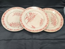 3 Assiettes En Faïence