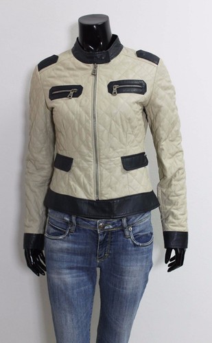 Veste cuir véritable pour - en,