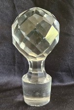Bouchon De Carafe Cristal Forme Boule À Facettes 