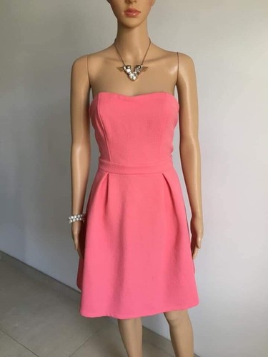 Robe bustier rose corail - rose,